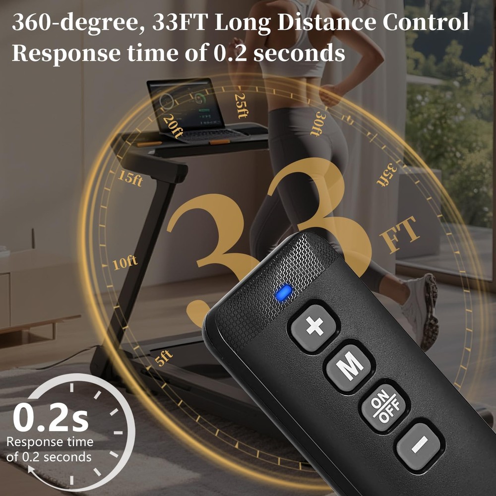 Treadmill Remote Control Replacement, Walking Pad Replacement Black