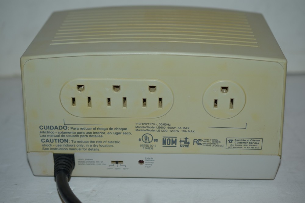 APC Line-R 600 Automatic Voltage Regulator