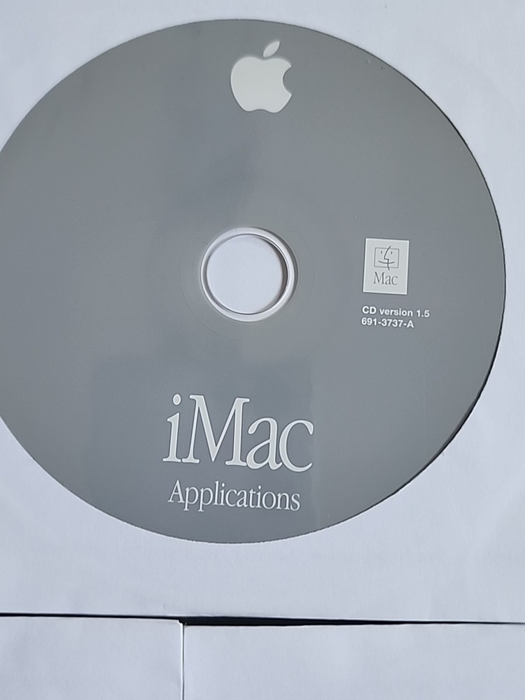 Apple iMac Software Restore CDs 1-6 10.1.4/9.2.2 + Applications - MINT