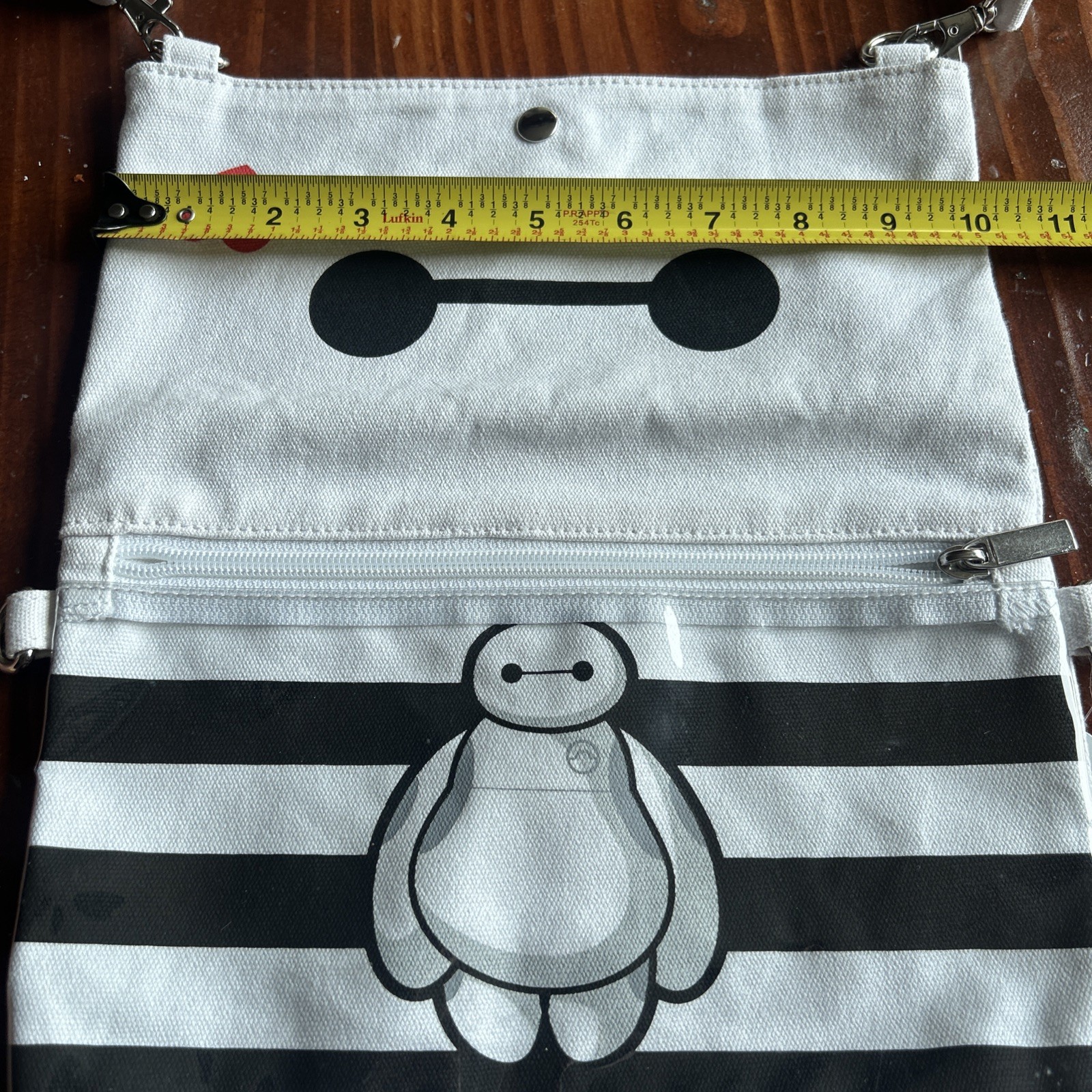 Disney Store Baymax Shoulder bag Tote Fold Over Big Hero 6 NWTs Removable Straps