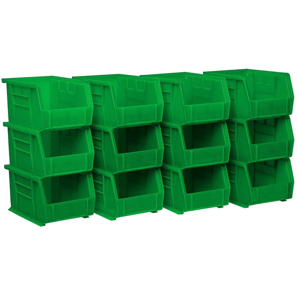 30237 Akrobins Plastic Hanging Stackable Storage Organizer Bin 9inch X 6inch X 5