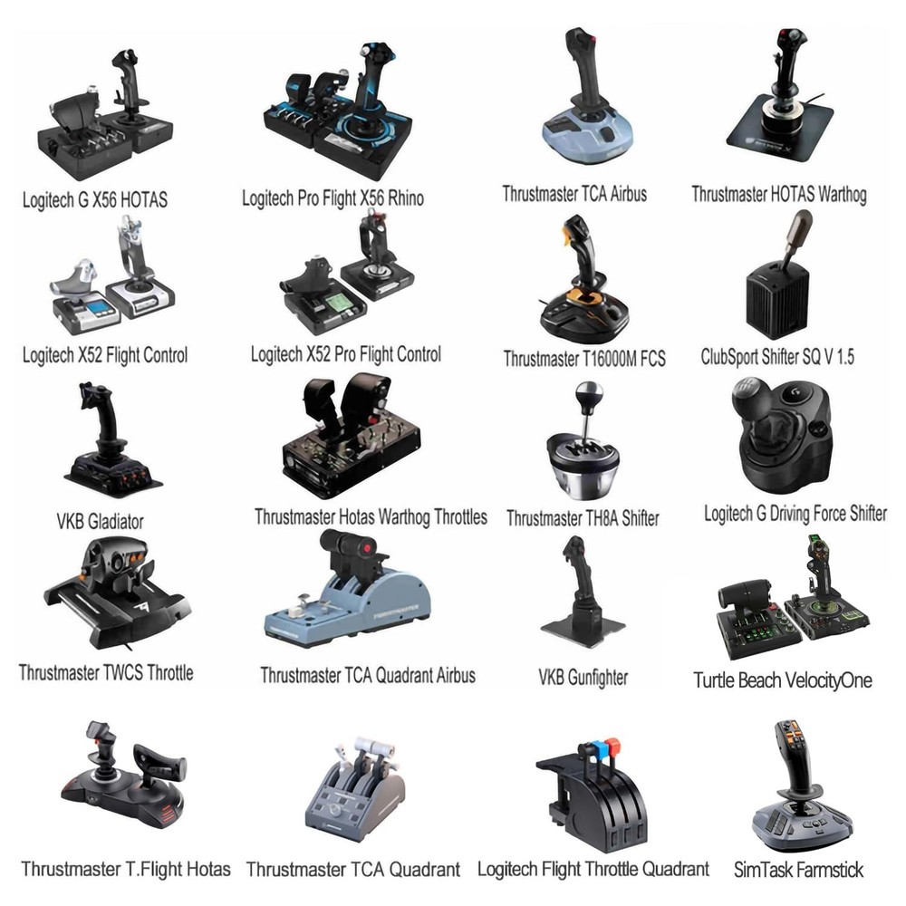 Ultimate Joystick/Hotas Chair Mount: Compatible with Thrustmaster, VKB, Logitech