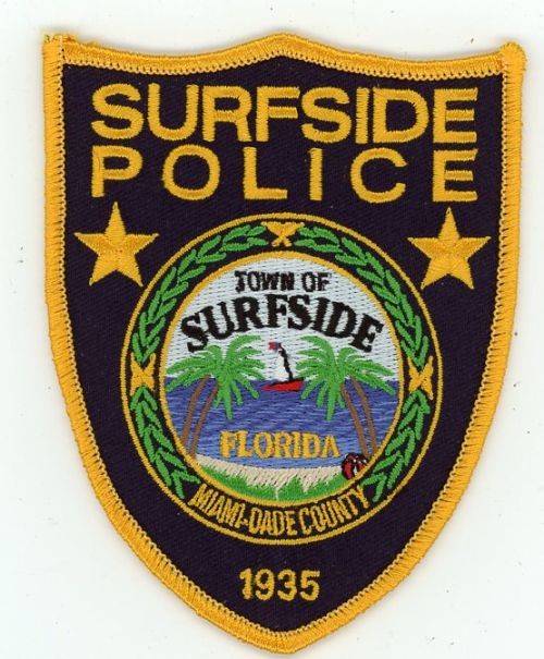 FLORIDA FL SURFSIDE POLICE NICE SHOULDER PATCH SHERIFF