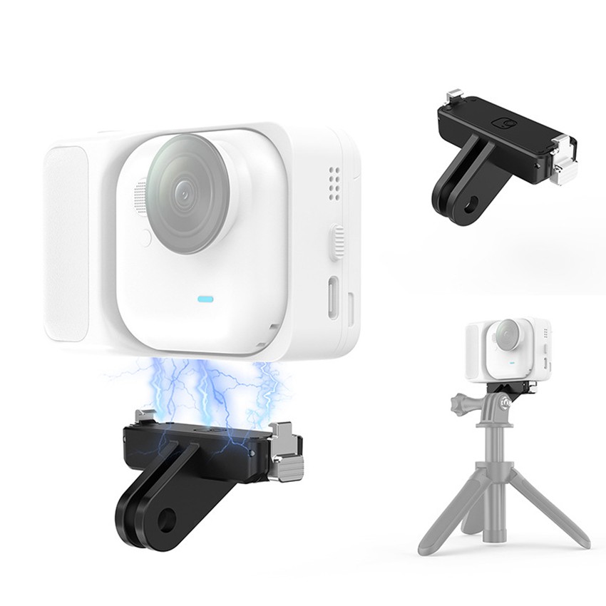 Action Camera Mount Bracket Magnetic Quick-Release Base for Insta360 GO Ultra