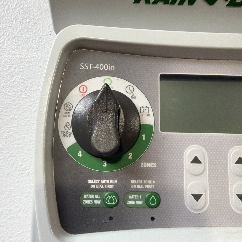 Rain Bird SST400IN 4-Station Indoor Controller SST Irrigation Timer Simple Set