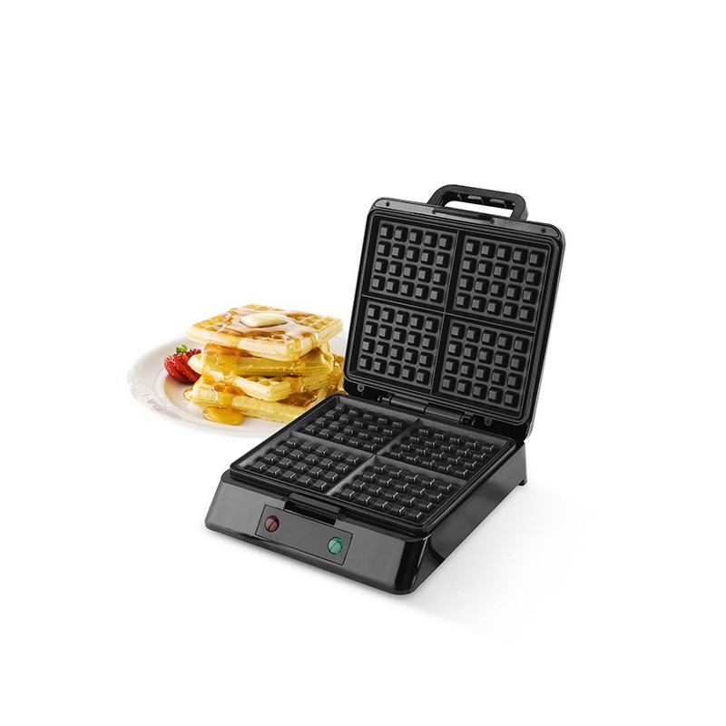 Electric Non-Stick Belgian Waffle Maker , Stainless Steel , 4 Slices, 1300W