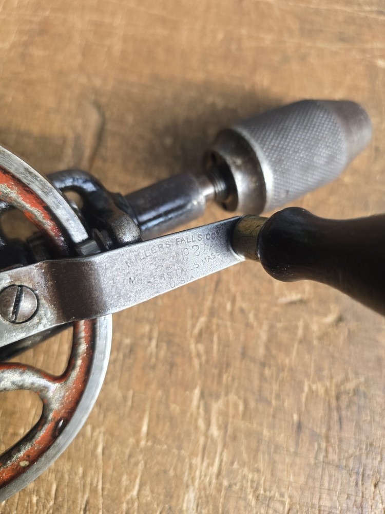 Millers Falls No. 2 Egg Beater Hand Drill - No Bits