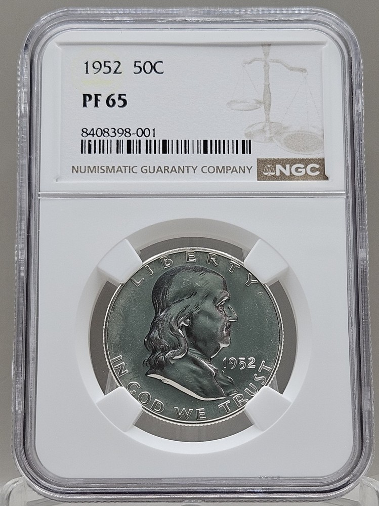 1952 Franklin Half Dollar Proof NGC PF 65