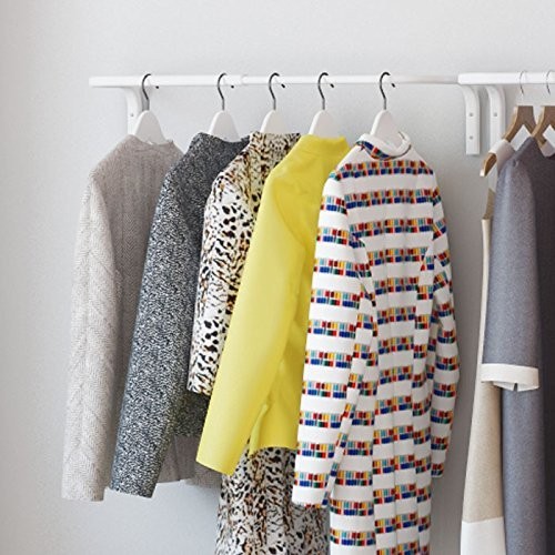 brightmaison Sofia Clothes Rack, Hanging Closet Organizer Adjustable & Wall Moun