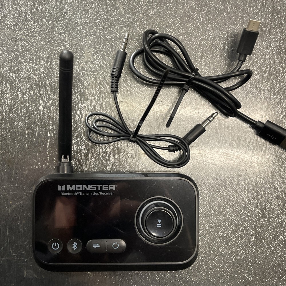 Monster 2 in 1 Bluetooth Wireless Audio Adapter, Transmitter/Receiver