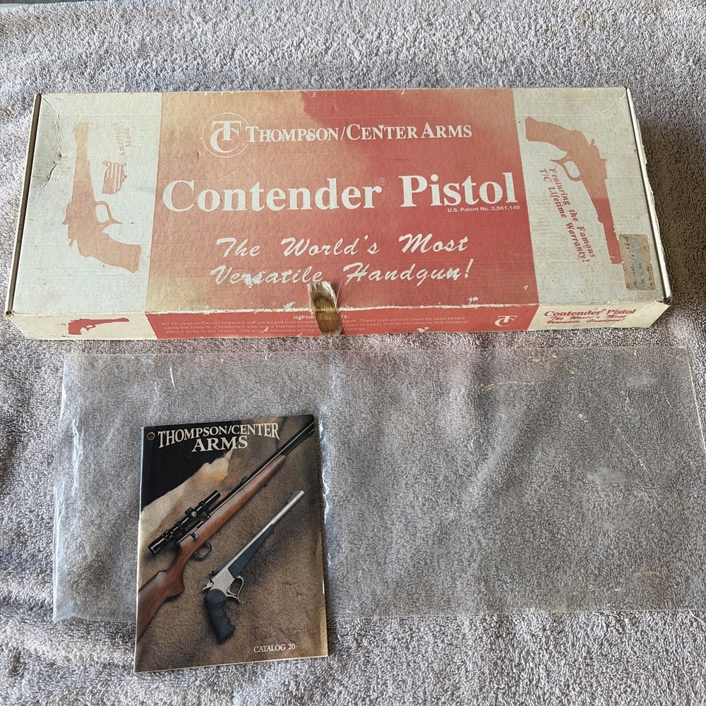 THOMPSON CONTENDER BOX WITH MANUAL - 2732