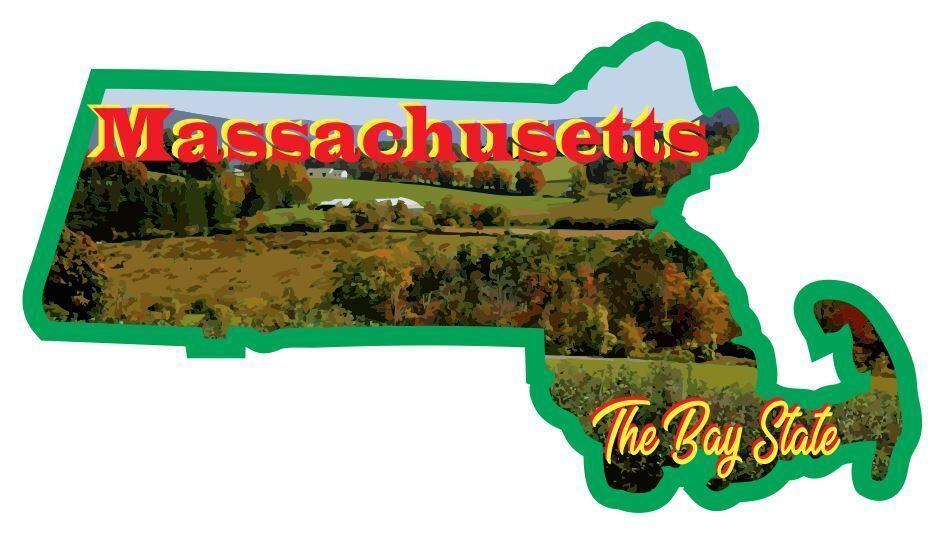 Massachusetts Sticker Decal