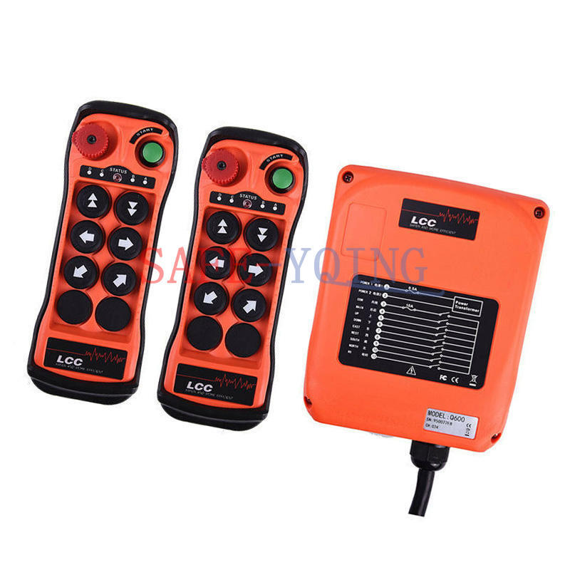 LCC Q600 single Hoist Crane Industrial Wireless Remote 2 Transmitter&1 Receiver