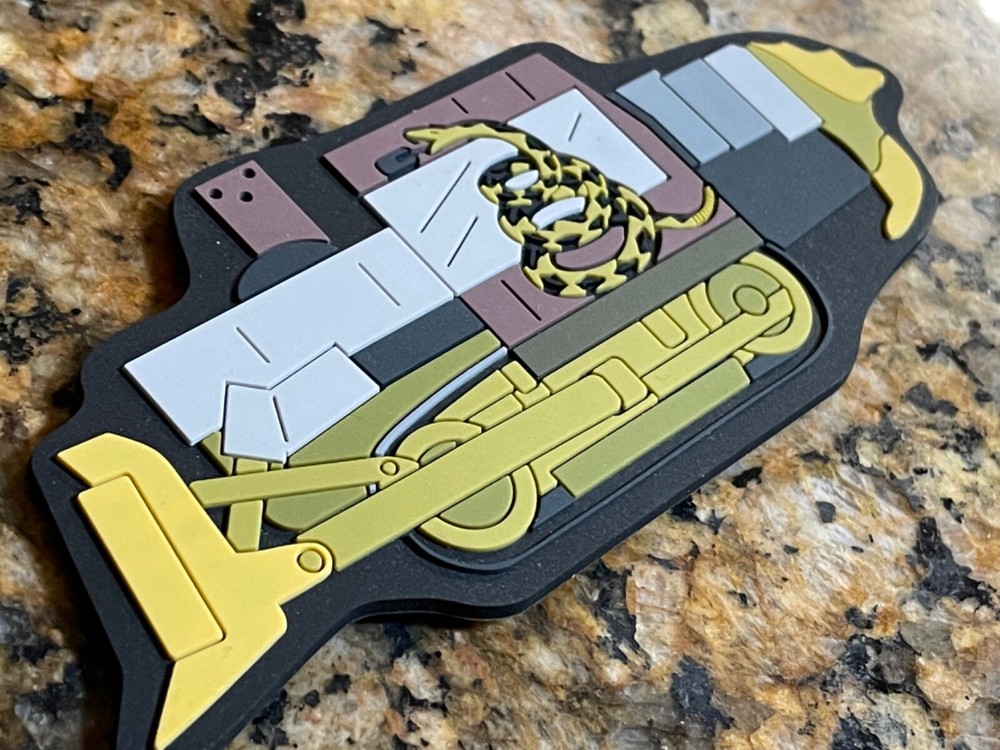 Killdozer Gadsden PVC Morale Patch by DBack Designs