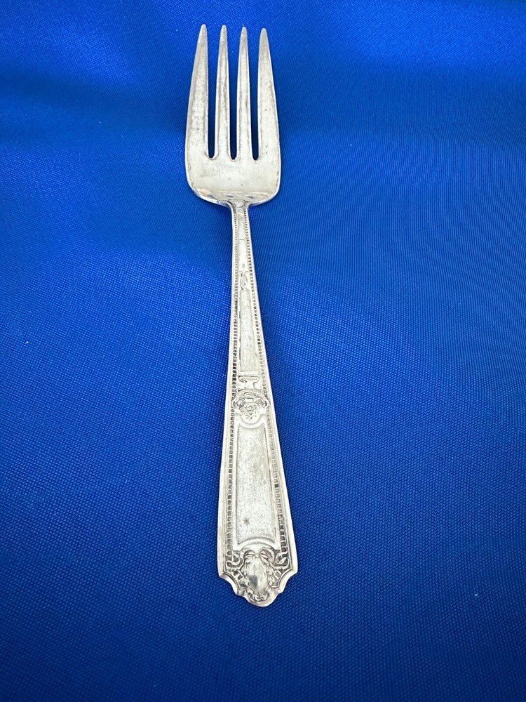Antique silverplate Cold Meat Serving Fork by Regal Silver Company
