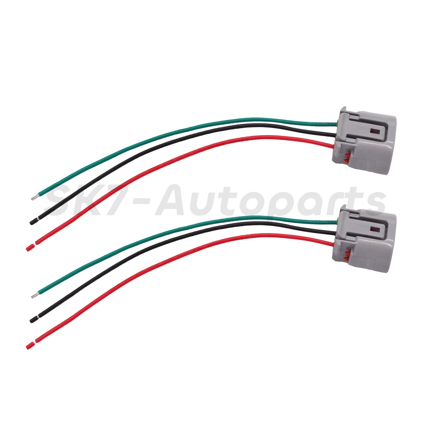 For 90980-11349 TOYOTA 3 Pin Alternator Wiring Connector Pigtail Plug Socket ×2