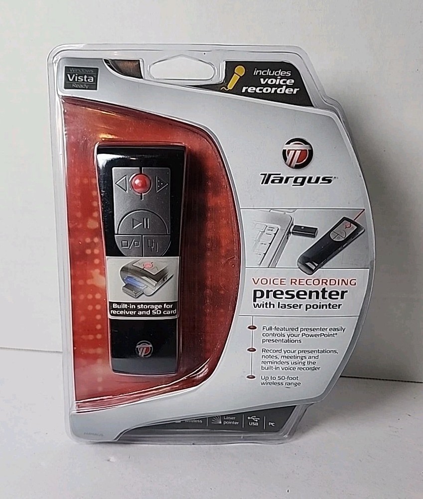 Targus Voice Recording Presenter AMP05US Laser Pointer