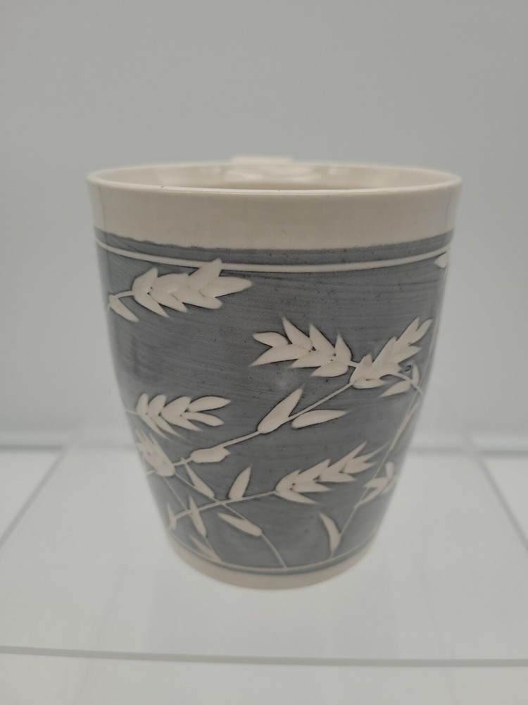 Mandy Henebry Pottery Bowl & Mug Signed Wheaton Grey