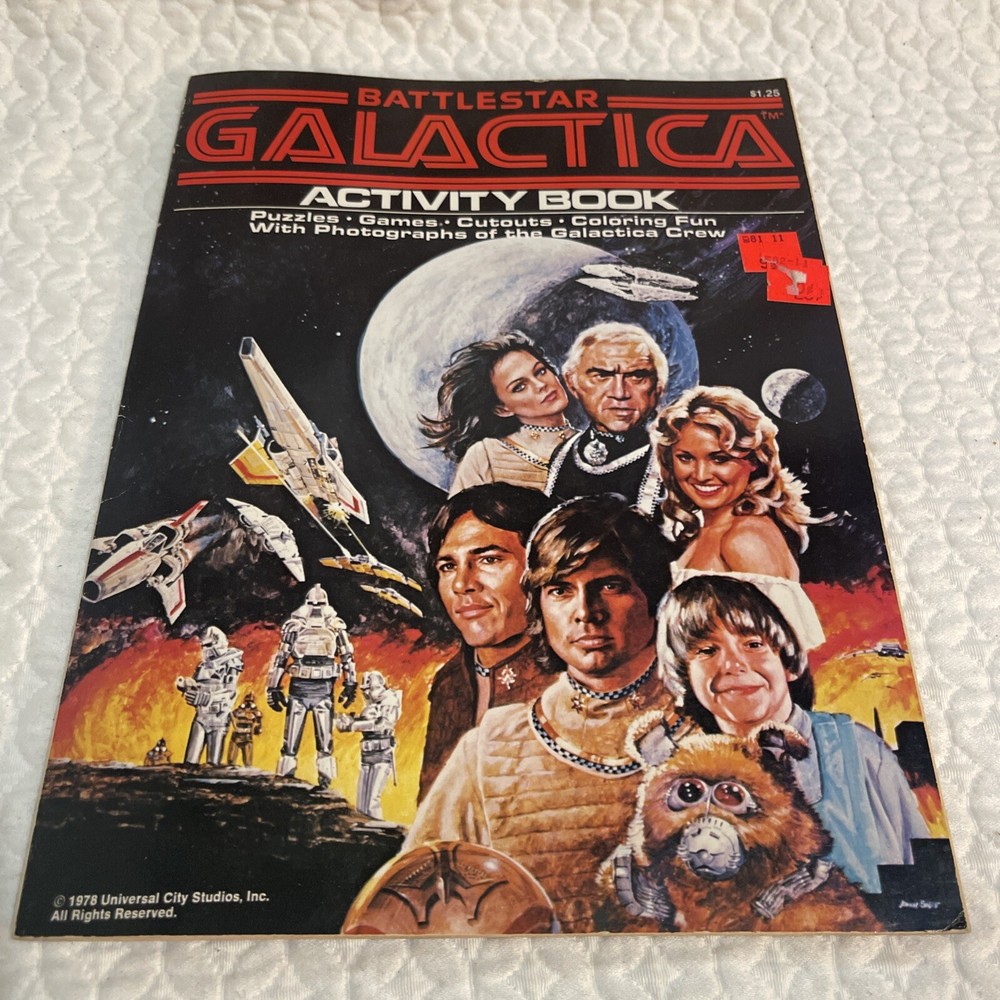 Battlestar Galactica 1978 Activity Book