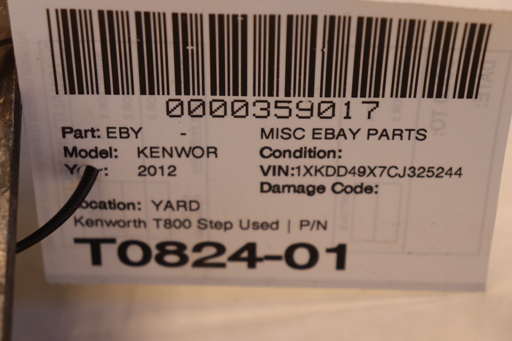 2013-2024 KENWORTH T680 CONSTRUCTI FRAME STEP PLATE PANEL A82-1011-1 OEM