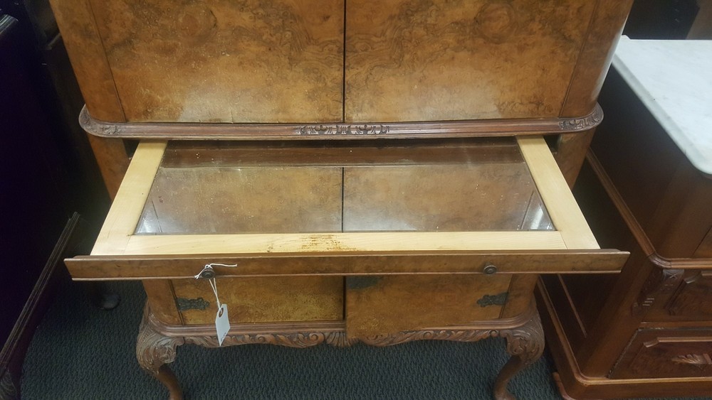 Burl Walnut Bar