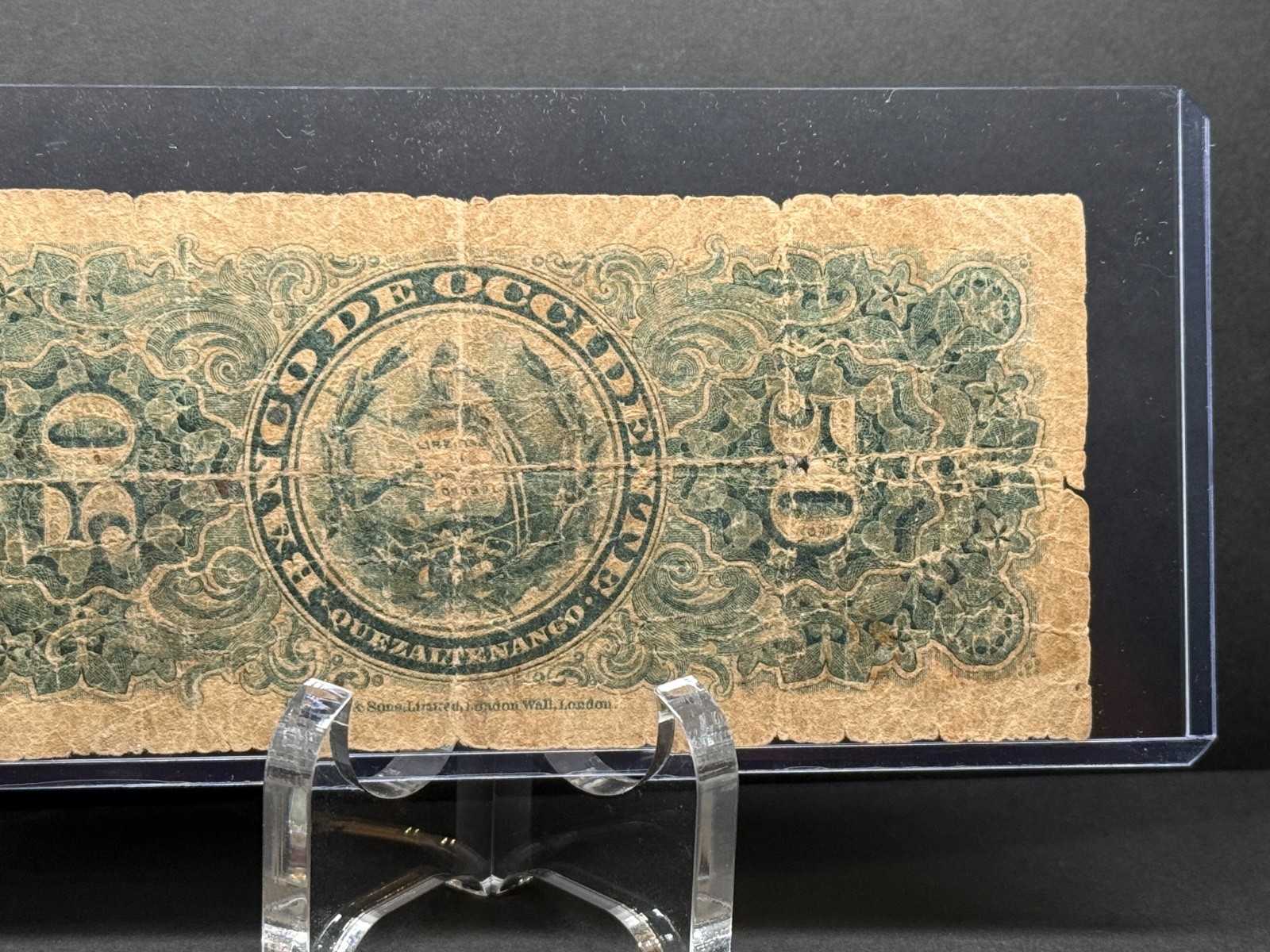 Guatemala - 50 Centavos - 15 Agosto 1900 - Banco Occidente Quezaltenango