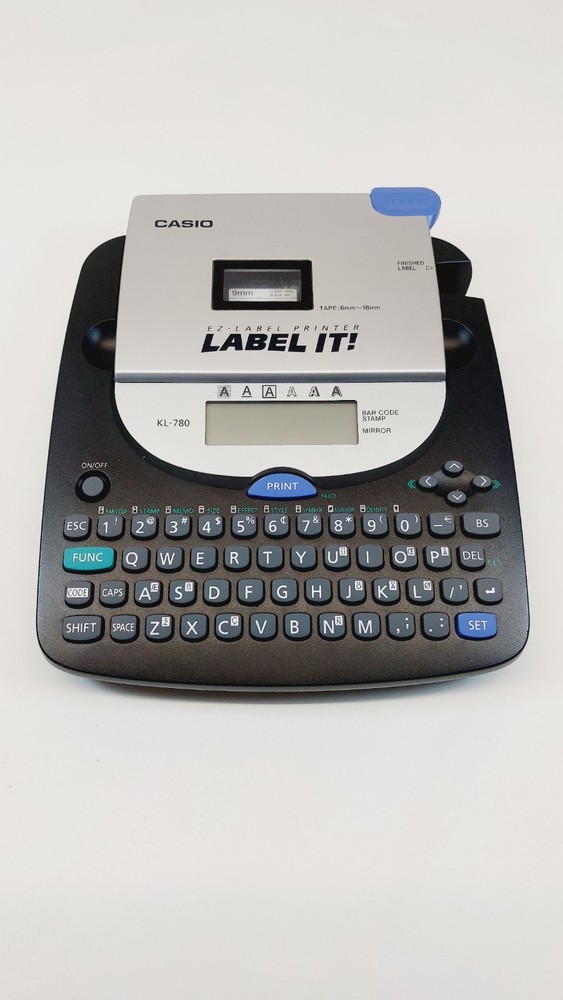 Casio EZ-Label Printer KL-780 Label It! NO AC Adapter Tested
