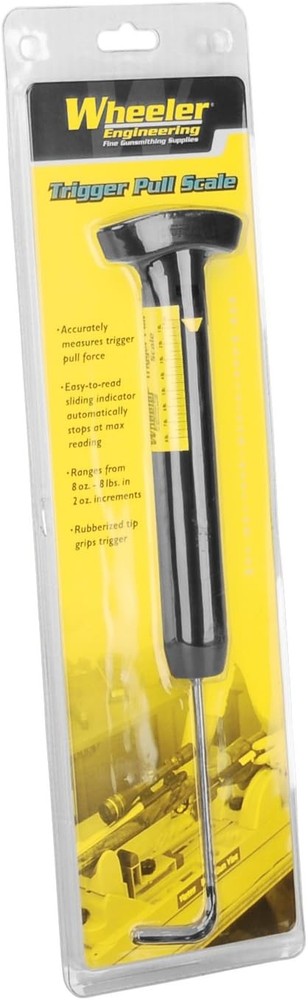 Wheeler Manual Trigger Pull Scale with 8oz to 8lb Value Range for Gunsmithing...