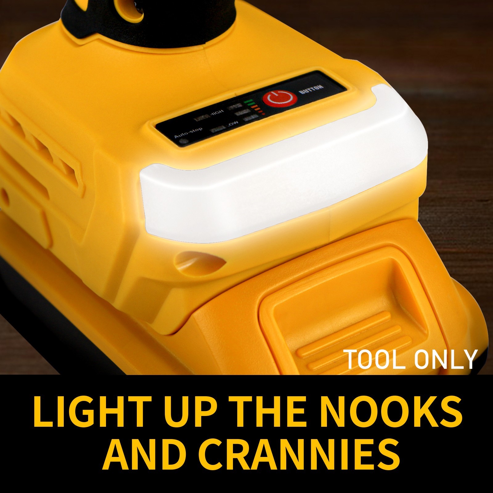 For Dewalt 20V MAX Battery Cordless Turbine Leaf Blower Compact Handheld Blower