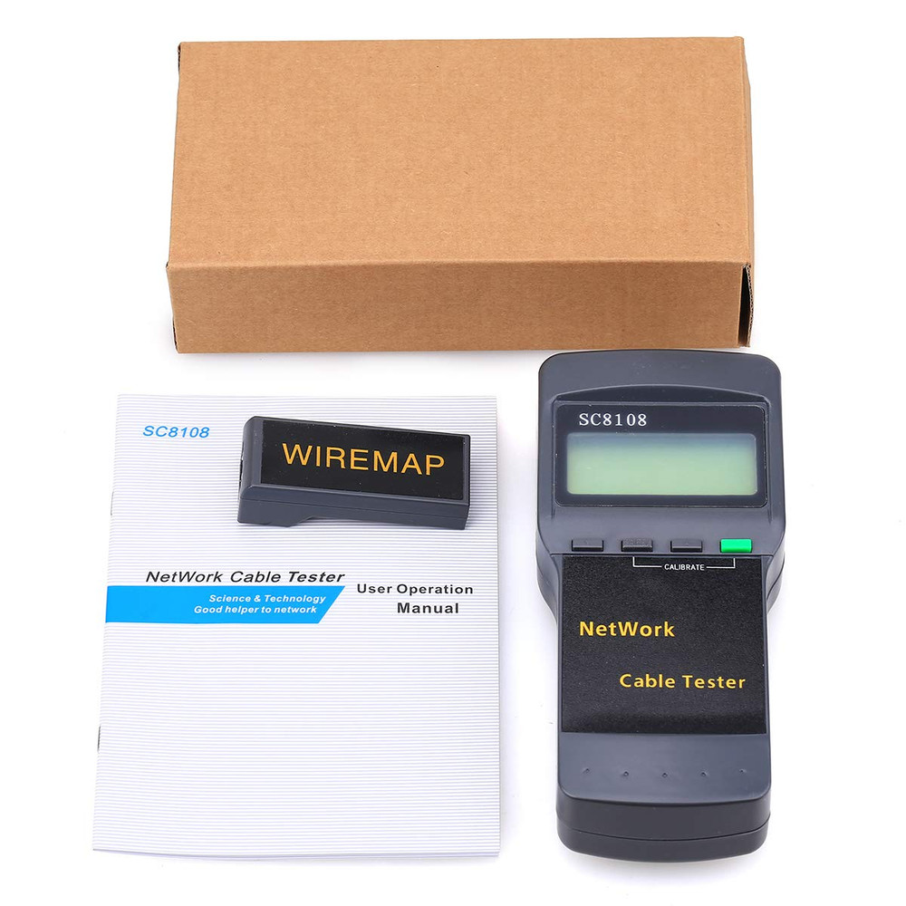 SC-8108 Network Analyzer Cable Checker Cable Tester RJ45 LAN Wire Cable Testing