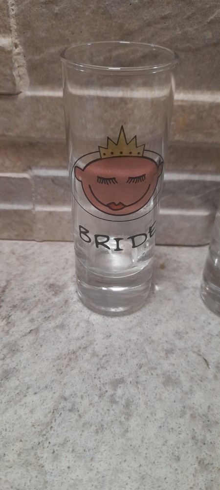 Bride And Groom Shots Glass