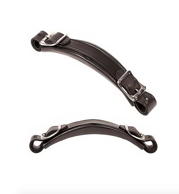 D'ANDREA BLACK LEATHER REPLACEMENT CASE HANDLE FOR INSTRUMENT CASES 6SH