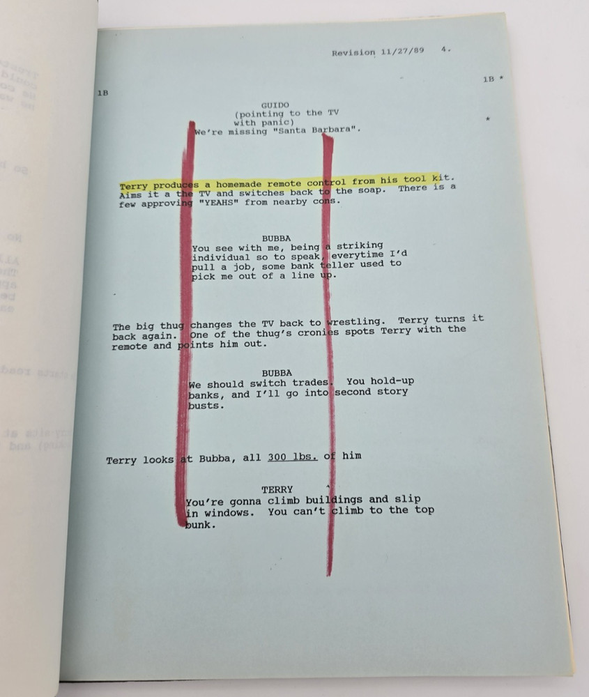 ALMOST AN ANGEL / Paul Hogan 1989 Move Script Screenplay, perform God's work