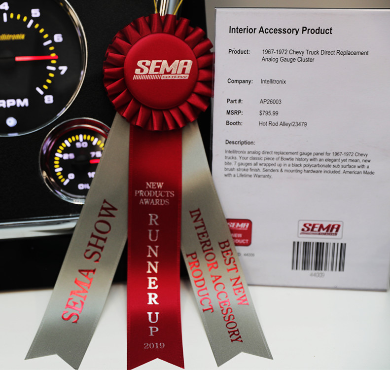 1967-1972 Chevy Truck Analog Gauge Cluster AP6003 Made In USA Lifetime Warranty