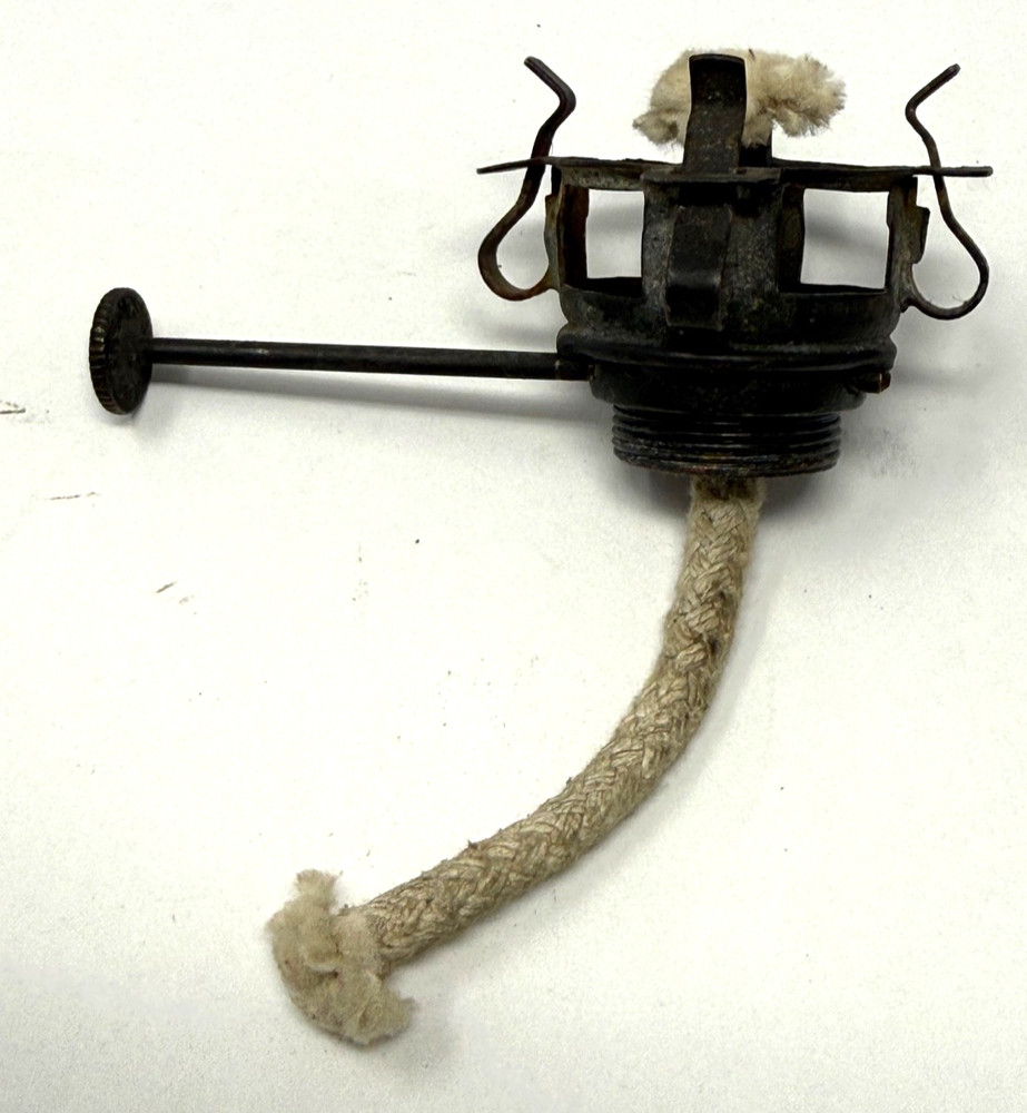 railroad switch light/marker light burner, working with wick