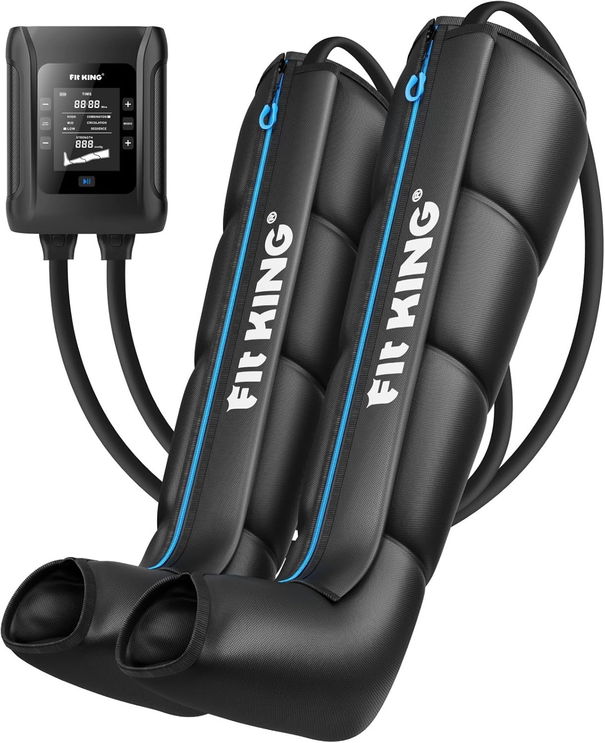 Fit King Professional Air Compression Leg Recovery System Cordless FT-091 Size S