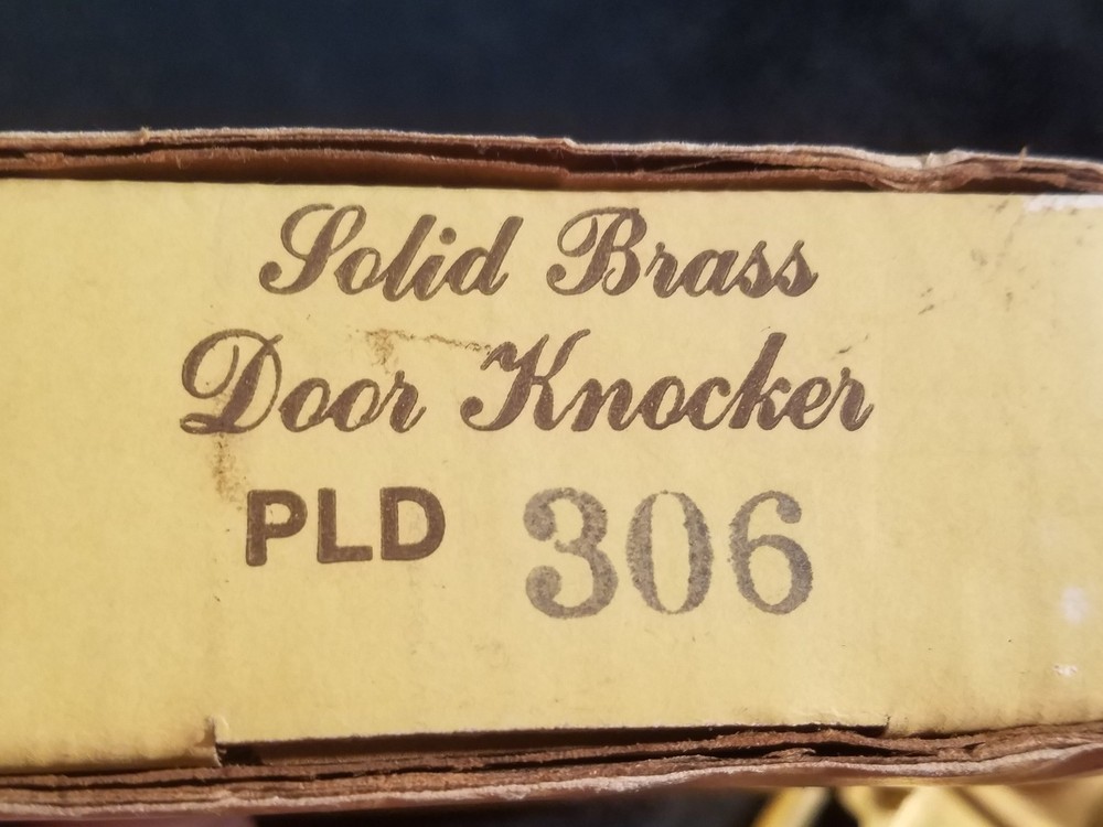 THINGS REMEMBERED SOLID BRASS DOOR KNOCKER Engraved "CASEY"