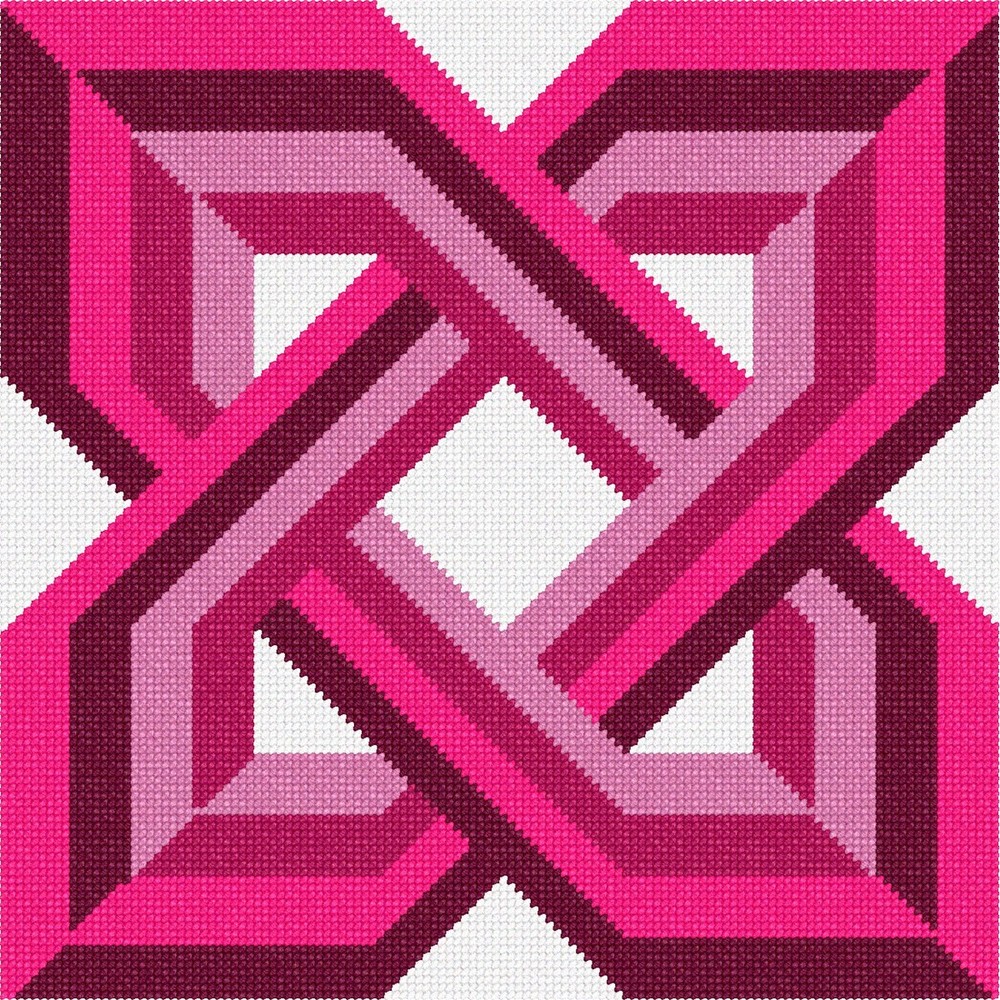Celtic Knot 6 Needlepoint Kit or Canvas
