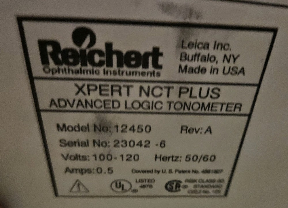 Reichert XPERT NCT Plus Advanced Logic Tonometer
