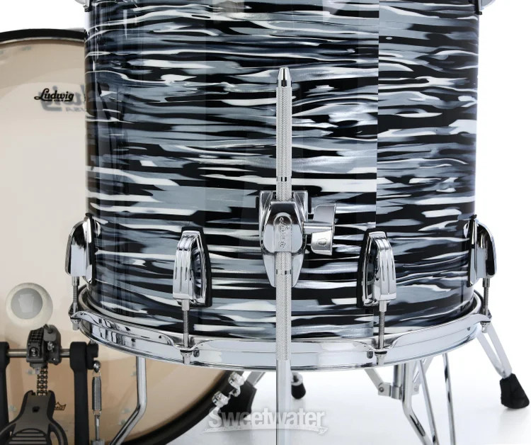 Ludwig Classic Maple Fab 3-piece Shell Pack - Black Oyster
