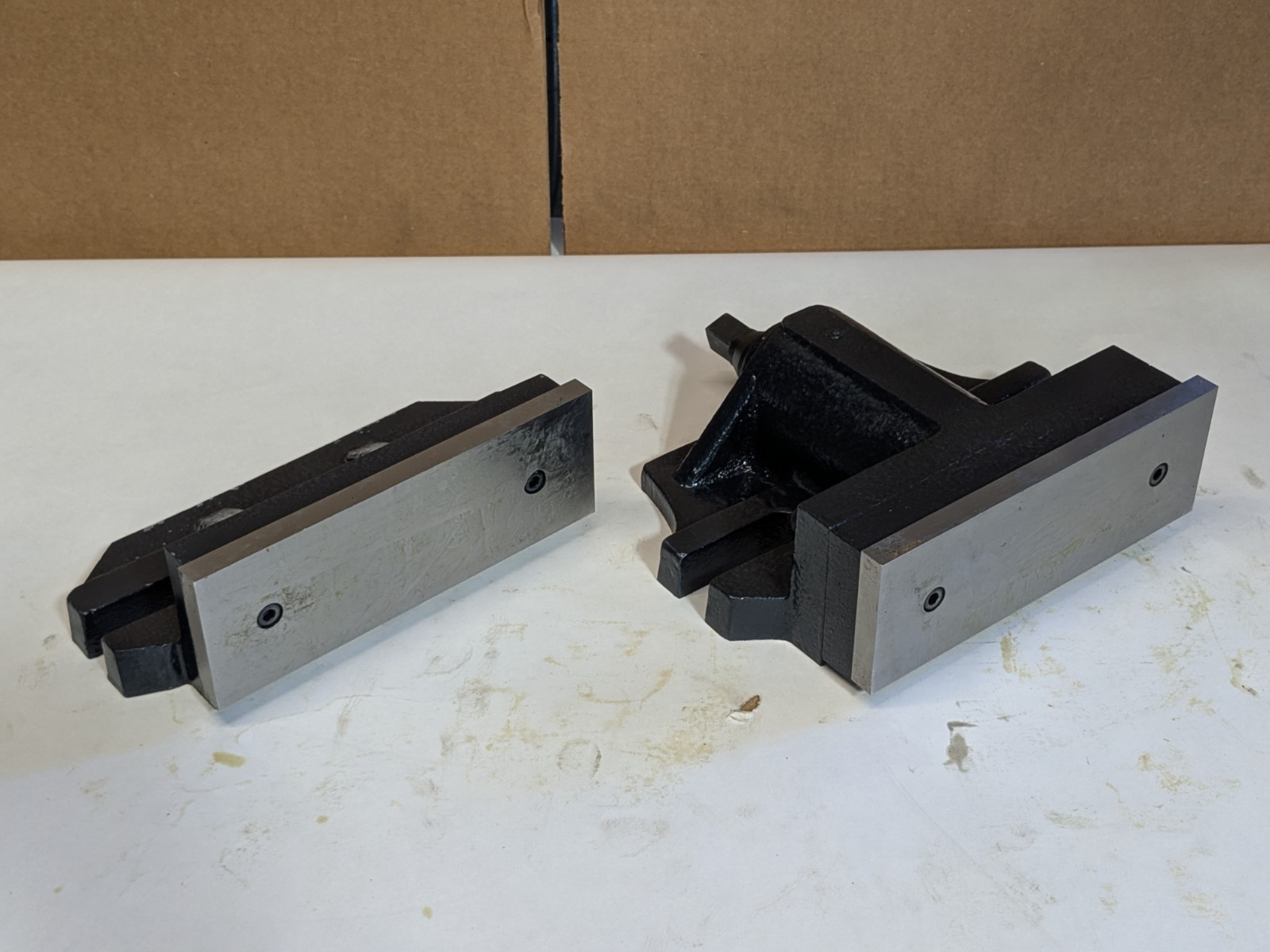 Quick Clamp 2-Piece Milling Machine Vise 8" Jaw Width 2-3/4" Jaw Height