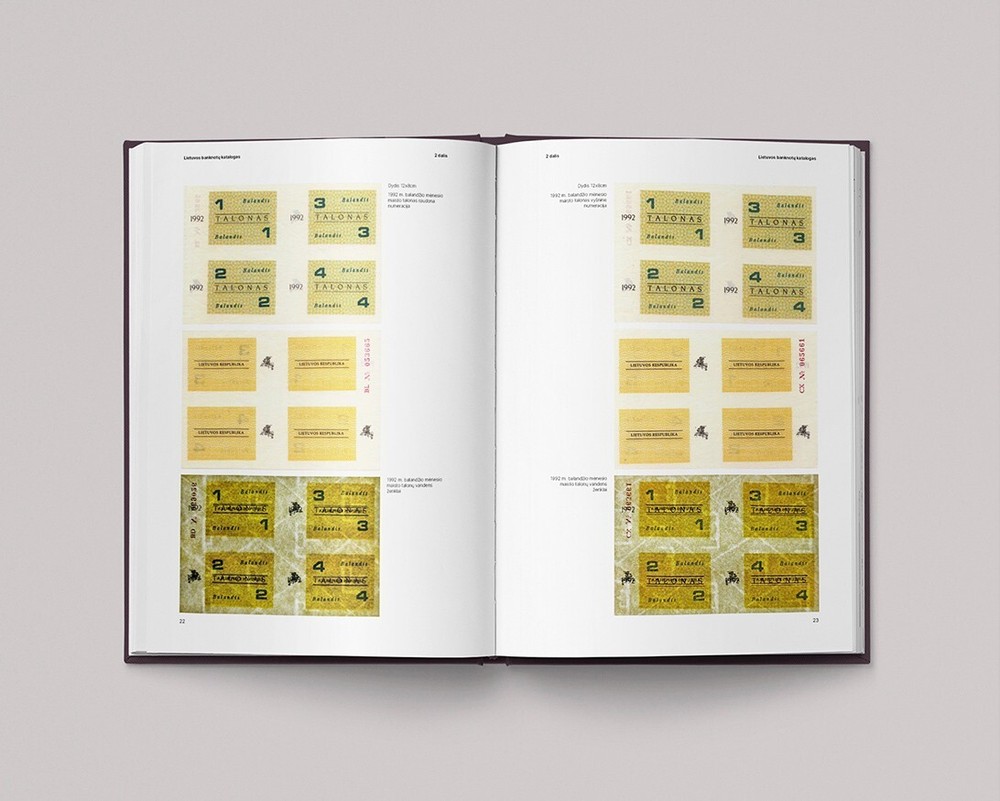 Lithuania banknotes catalogue. Part 2.