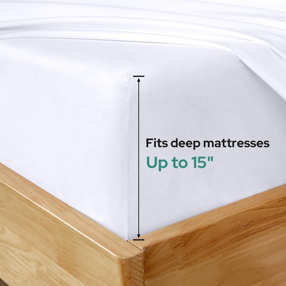 Queen Size Microfiber Bed Sheet Set 6pc