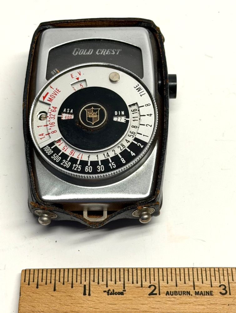 Vintage Gold Crest Camera Light Meter
