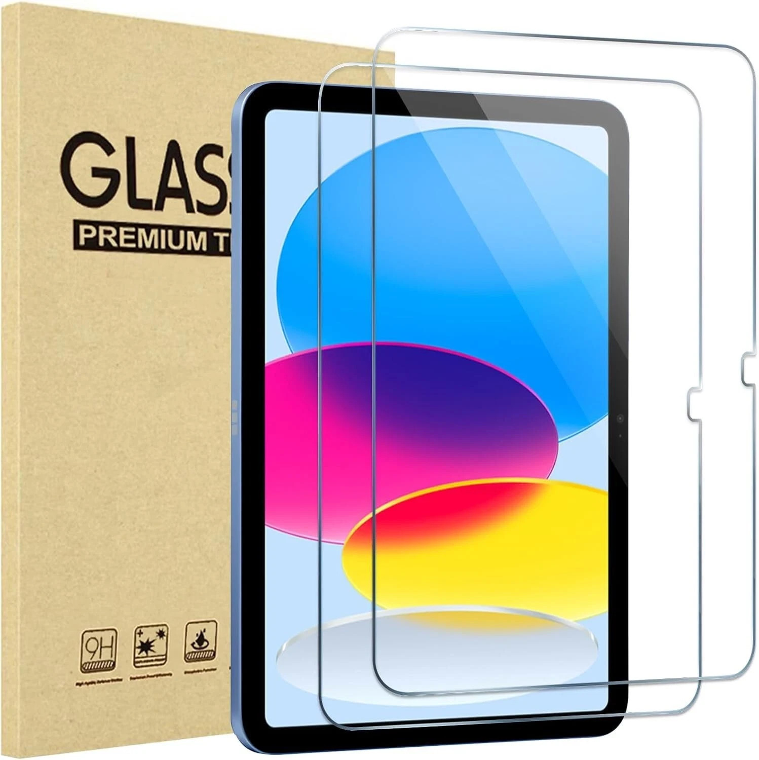 3-Pack Tempered Glass Screen Protector For iPad Pro 13" 12.9" 11" 7/8/9/10th Gen