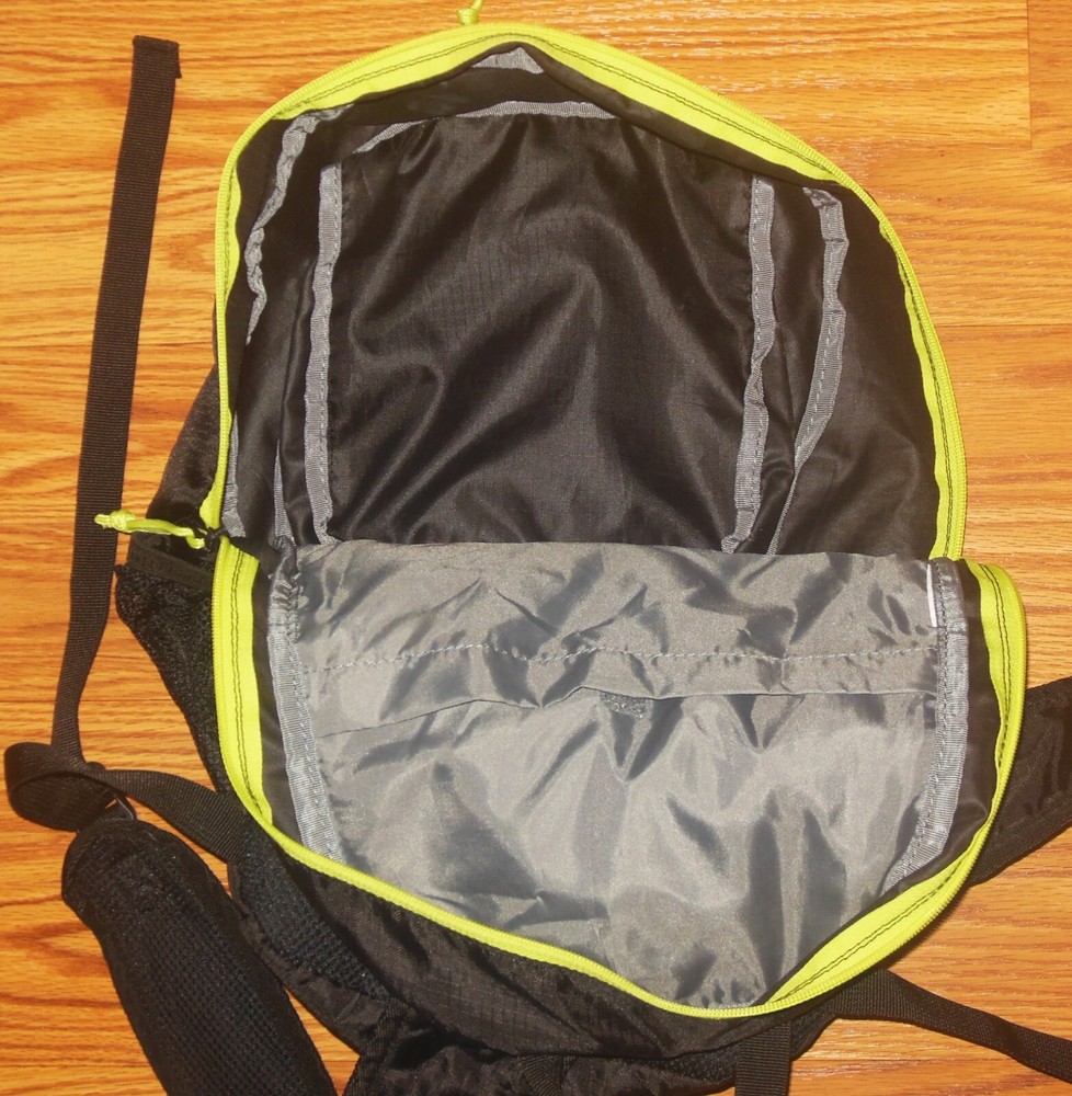 EDDIE BAUER LIGHTWEIGHT STOWAWAY BLACK BACKPACK