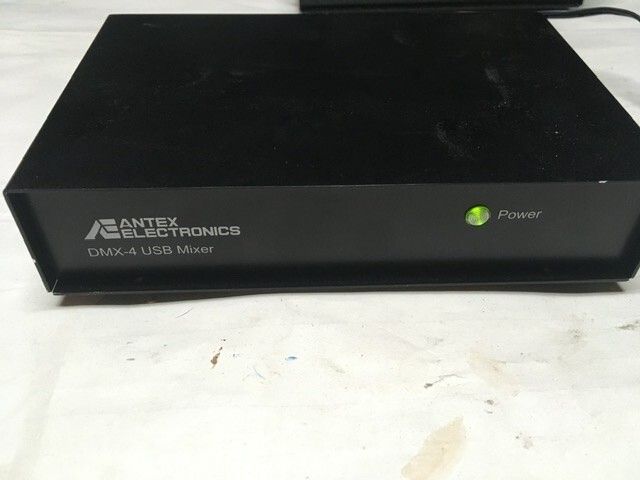 Antex Electronics DMX-4 USB 4 Input Mixer DMX4 UN2489-3 pulled from working sys