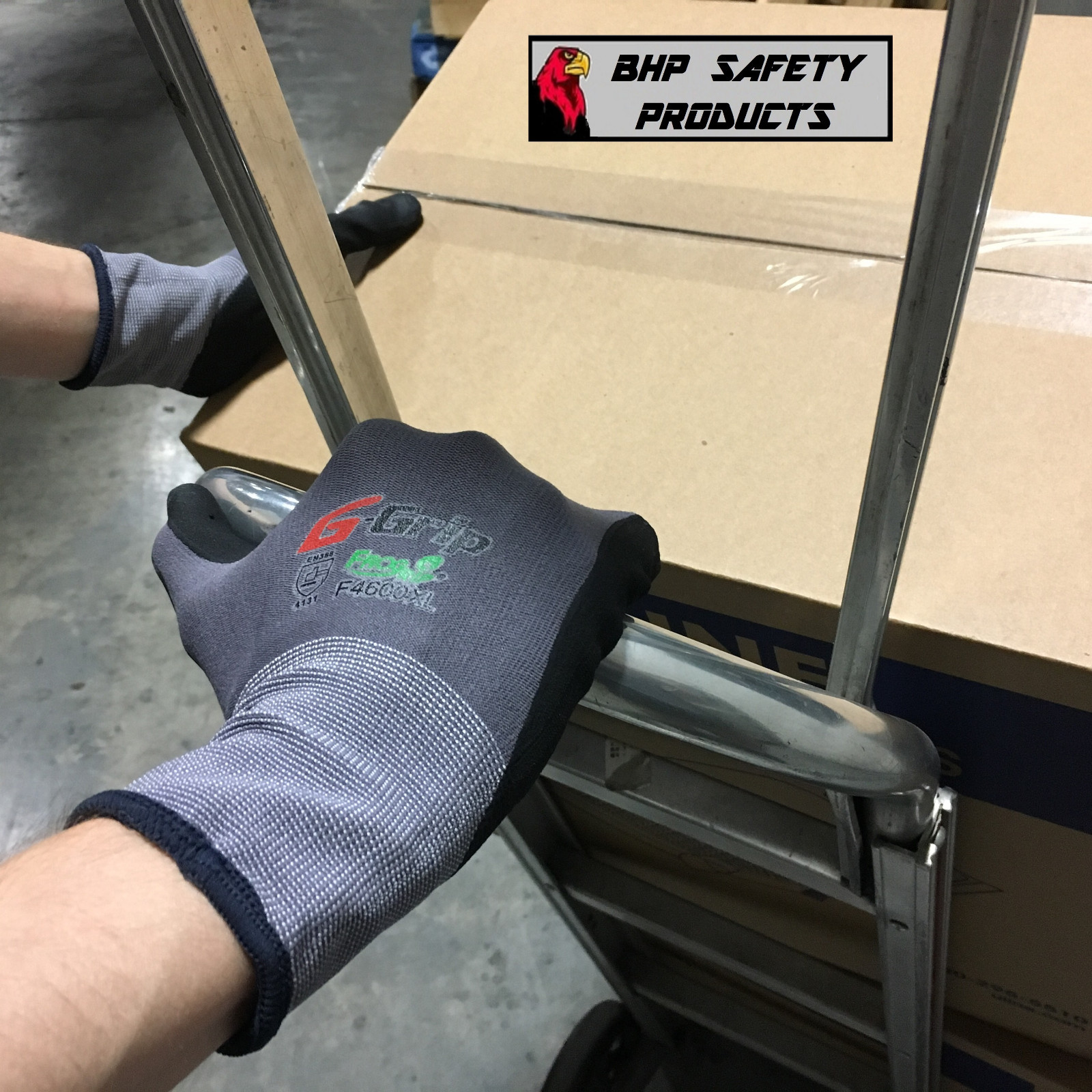 Work Gloves Liberty G-Grip Foam Nitrile Micro Foam-Palm Coated F4600 (12 PAIR)