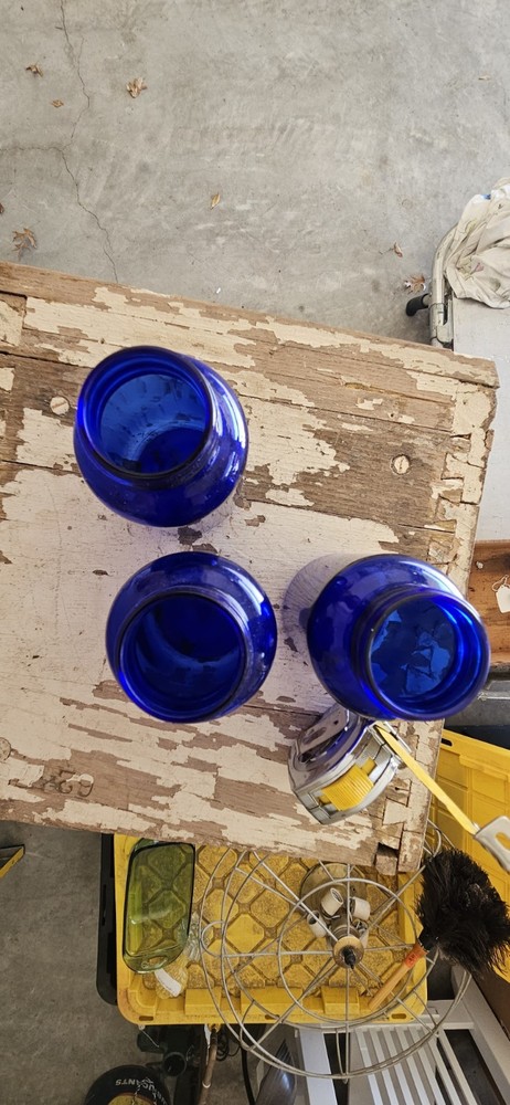 colbolt blue snuff jars