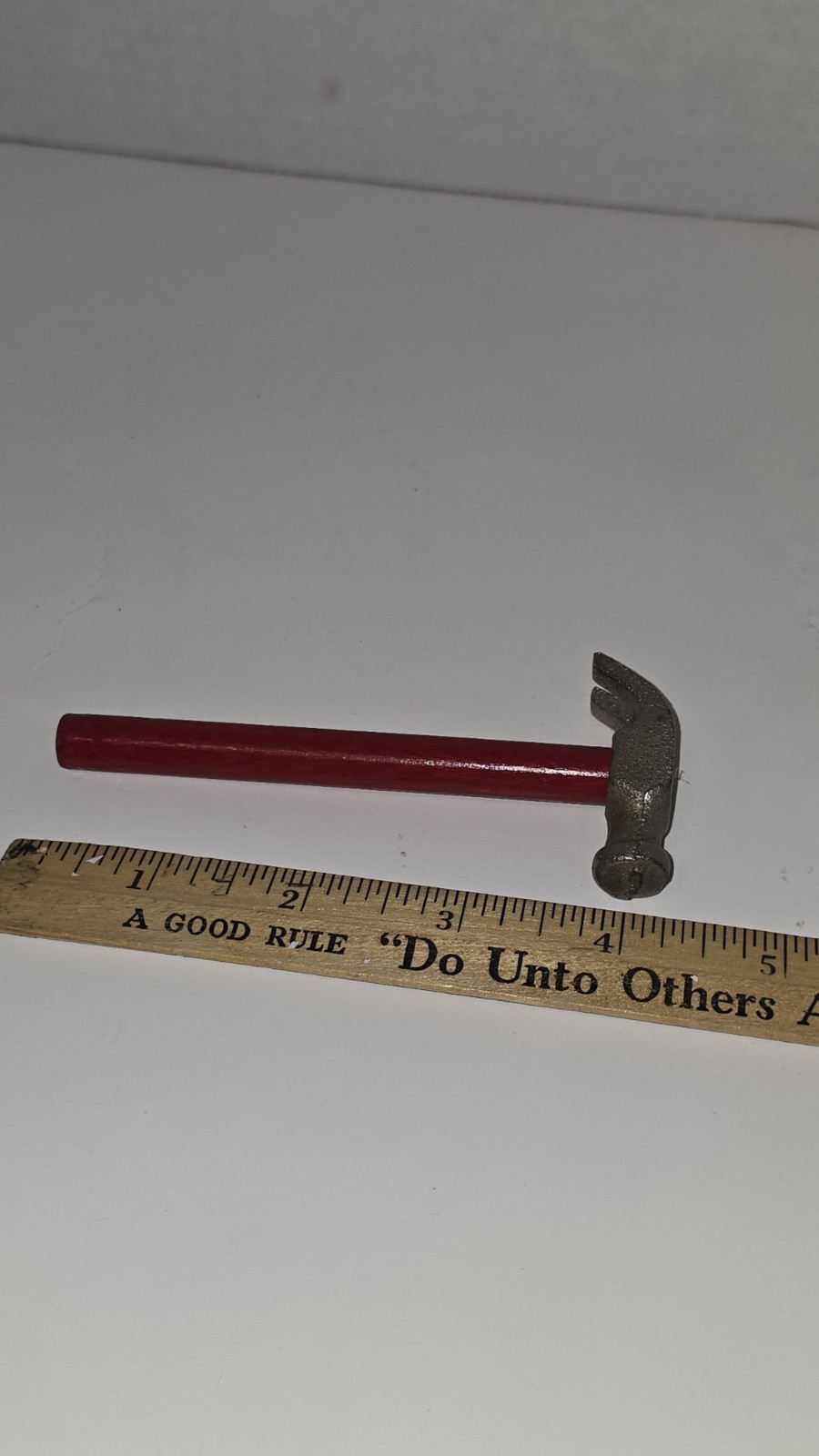 Vintage Tiny Small Mini Toy Pocket Salesman Sample Miniature Claw Hammer E8